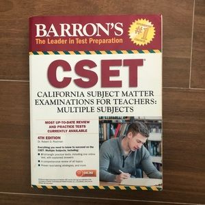 Barron’s CSET Multiple Subjects test prep book